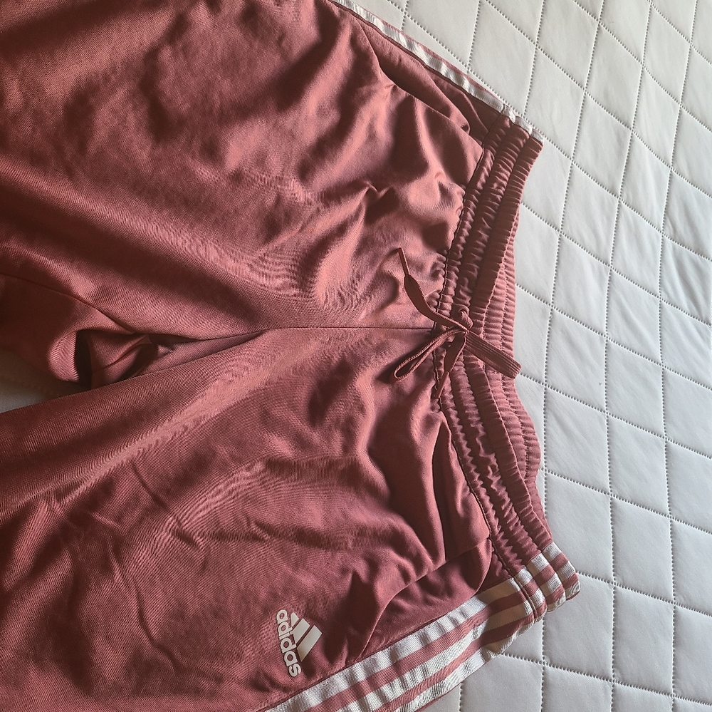Adidas Rose Pink Track Pants Large